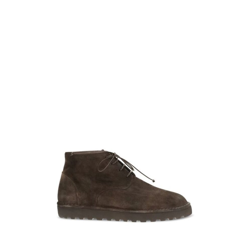 Marsell Brown Suede Leather Lace-Up Men's Boots